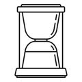 Holder coffee machine icon, outline style