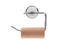 Holder with empty toilet paper roll