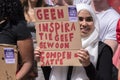 Holding A Billboard At The Student Demonstration At Amsterdam The Netherlands 11-6-2022 Royalty Free Stock Photo