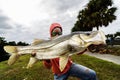 Holding A Freshwater Snook