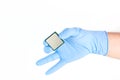 Holding Small Powerful Computer Processor