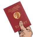 Holding Soviet Passport