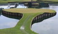 Hole 17, TPC Sawgrass golf, Ponte Vedra, FL Royalty Free Stock Photo