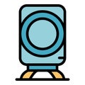 Hole air purifier icon color outline vector Royalty Free Stock Photo