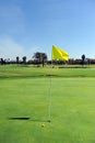 Hole in Golf course of Costa Ballena, Rota, Cadiz province, Spain Royalty Free Stock Photo