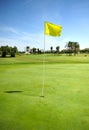 Hole on the golf course of Costa Ballena, Rota, Cadiz province, Spain Royalty Free Stock Photo