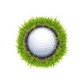 Hole One Round Royalty Free Stock Photo