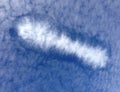 Hole punch cloud Royalty Free Stock Photo