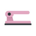 Hole punch stapler icon flat isolated vector Royalty Free Stock Photo