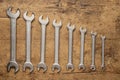 Hole set of a wrench keys