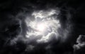 Hole in the Storm Clouds Royalty Free Stock Photo