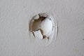 Hole in the Wall Royalty Free Stock Photo