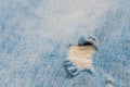 Holes on jeans