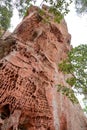 Holes in stone - Tafoni weathering in red sandstone