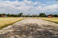 HOLGUIN, CUBA - JAN 28, 2016: Monument at Plaza de la Revolucion Square of the Revolution in Holgui