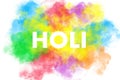 Holi abstract colorful background