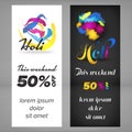 Holi banners design