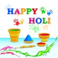 Holi celebration background Royalty Free Stock Photo