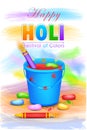 Holi celebration background Royalty Free Stock Photo