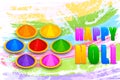 Holi celebration background