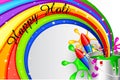 Holi Celebration Design Royalty Free Stock Photo