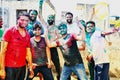 Holi celebration in india,festival of colours,