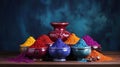 Holi celebration: a riot of colors and joyous revelry, embracing cultural vibrancy and traditions in a festive spectacle