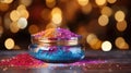 Holi celebration: a riot of colors and joyous revelry, embracing cultural vibrancy and traditions in a festive spectacle