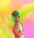 Holi celebrations in India. Royalty Free Stock Photo