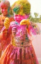 Holi celebrations in India. Royalty Free Stock Photo