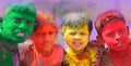 Holi celebrations in India. Royalty Free Stock Photo