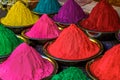 Holi colored powders Royalty Free Stock Photo
