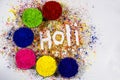 Holi Colourful festival,multi color Royalty Free Stock Photo