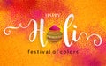 Holi festival Colorful gulaal powder color