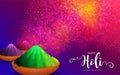 Holi festival Colorful gulaal powder color Royalty Free Stock Photo