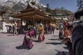 Sangla Kinnauri Holi in Himachal Pradesh Royalty Free Stock Photo