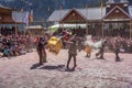 Sangla Kinnauri Holi in Himachal Pradesh Royalty Free Stock Photo