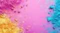 Holi Party advertisment background with copy space