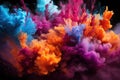 Holi vibrant color explosions, holi festival image download