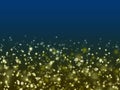 holiday abstract glitter background with blinking stars and fall Royalty Free Stock Photo