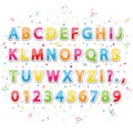 Holiday alphabet Royalty Free Stock Photo