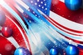 Holiday American Flag Wave Close Up for Memorial Day or 4th of July. USA flag or america flag background dedicated to memorial day Royalty Free Stock Photo