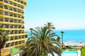 holiday apartment block in Torremolinos, Spain