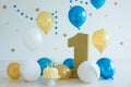 Holiday background with colorful balloons Royalty Free Stock Photo