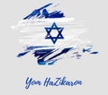 Israel Memorial day background