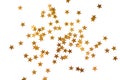 Holiday background with little golden stars