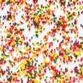 Holiday Background With multicolored round sprinkles