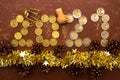 Happy New Year 2021 With Coins