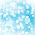 Holiday blue background with blurred artistic lights Royalty Free Stock Photo