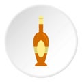 Holiday bottle icon circle